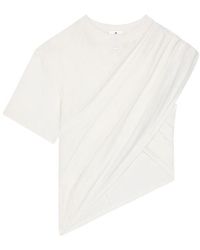Courreges - Courrèges Asymmetrical Twist T-Shirt - Lyst