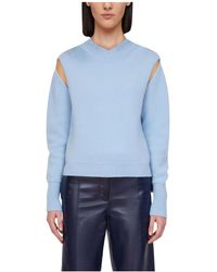 Ferragamo - Layered Cashmere Sweater - Lyst