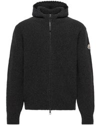 Moncler - Zip-Up Hooded Cardigan - Lyst