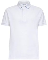 Etro - Cotton Polo Shirt - Lyst