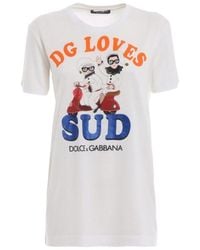 Dolce & Gabbana - Dg Loves Sud T-Shirt - Lyst
