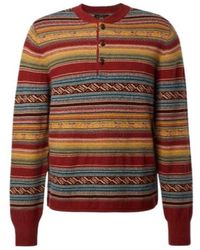 RRL - Wool-Blend Jacquard Sweater - Lyst