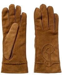 Burberry - Suede Gloves - Lyst