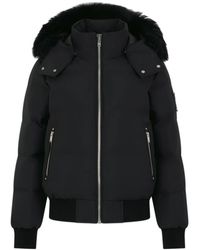 Moose Knuckles - Cloud Shearling Bomber Jacket - Lyst