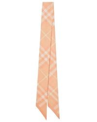 Burberry - Vintage Check Pointed-Tip Scarf - Lyst