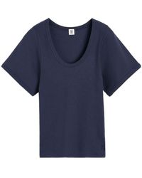 By Malene Birger - Lunai Round-Neck T-Shirt - Lyst