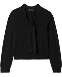 Nili Lotan - Genesis Pussy-Bow Cashmere Sweater - Lyst