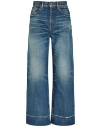 Chloé - High-Waisted Straight-Leg Jeans - Lyst