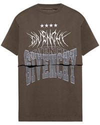 Givenchy - Layered Cotton T-Shirt - Lyst