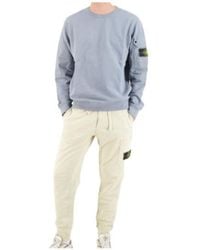 Stone Island - Compass-Badge Cotton Sweatshirt - Lyst
