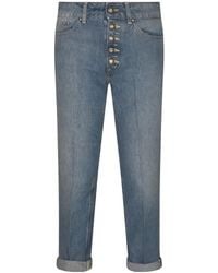 Dondup - Button-Fly Cuffed Jeans - Lyst