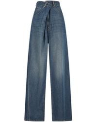 DARKPARK - Ines Foldover Denim Jeans - Lyst