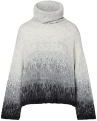 Liu Jo - Ombre High Neck Knitted Sweater - Lyst