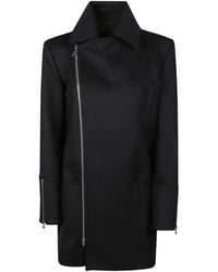 Patrizia Pepe - Asymmetric Zip Coat - Lyst