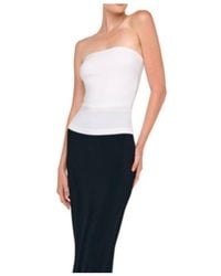 Norma Kamali - Strapless Fitted Top - Lyst
