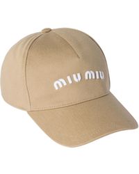Miu Miu - Drill Baseball Cap - Lyst