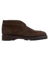 John Lobb - Suede Desert Boots - Lyst