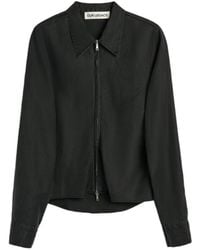 Our Legacy - Slim Zip Shirt - Lyst