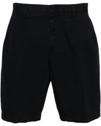 ZEGNA - Pressed-Crease Straight-Leg Shorts - Lyst