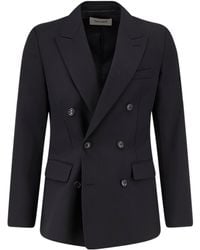 Tonywack - Double-Breasted Peak-Lapel Blazer - Lyst