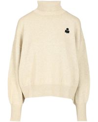 Isabel Marant - Isabel Marant Étoile Logo Embroidered Jumper - Lyst