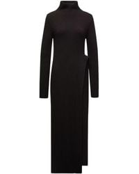 Moncler - Jil Sander Wool Turtleneck Dress - Lyst