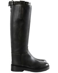 Ann Demeulemeester - Buckled Knee-High Boots - Lyst