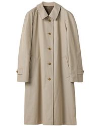 Miu Miu - Reversible Single-Breasted Twill And Houndstooth Check Trench Coat - Lyst