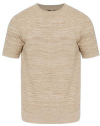 Etro - Textured Pegasus-Patch T-Shirt - Lyst