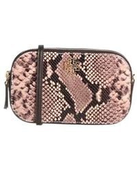 Tory Burch - Small Snake-Patterned Camera Bag - Lyst