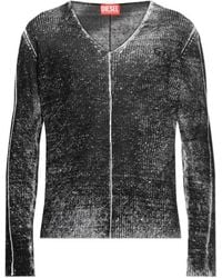 DIESEL - V-Neck Knitwear - Lyst