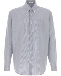 The Row - Embroidered Poplin Pompeo Shirt - Lyst