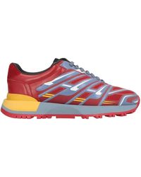 Maison Margiela - Color-Block Leather Patchwork Sneakers - Lyst