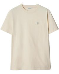 Burberry - Logo-Embroidered Crewneck T-Shirt - Lyst