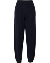 Allude - Wool And Cashmere-Blend Tapered Track Pants - Lyst