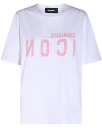 DSquared² - Icon Printed Crewneck T-Shirt - Lyst