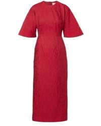 ROKSANDA - Falah Cloqué Midi Dress - Lyst