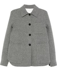 Jil Sander - Patch-Pocket Button-Front Jacket - Lyst