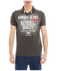 Armani Jeans - Short-Sleeved Polo Shirt - Lyst