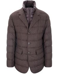 Herno - Quilted Long-Sleeve Padded Jacket - Lyst
