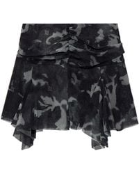 MISBHV - Transparent Printed Midi Skirt - Lyst