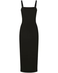 Dolce & Gabbana - Jersey Milano Rib Sheath Dress - Lyst