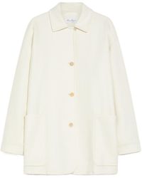 Max Mara - Single-Breasted Straight Hem Coat - Lyst