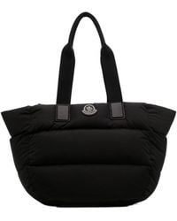 Moncler - Logo Patch Puffer Tote Bag - Lyst