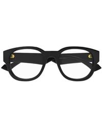 Gucci - Eyewear Panthos Frame Glasses - Lyst