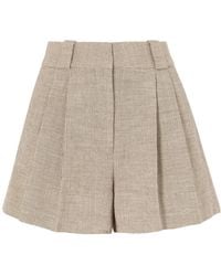 Blazé Milano - Marina Selle Pleated Shorts - Lyst