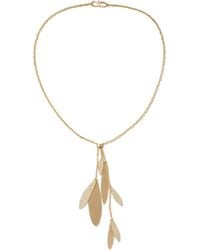 Ileana Makri - Falling Leaves 18-Karat Diamond Necklace - Lyst