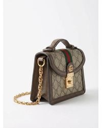 Gucci - Ophidia Gg Monogram Mini Shoulder Bag - Lyst