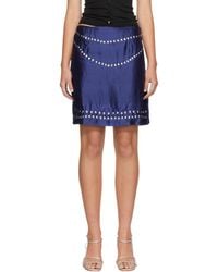 GIMAGUAS - Stud-Embellished Skirt - Lyst