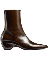 KHAITE - Arizona Pointed-Toe Zipped Boots - Lyst